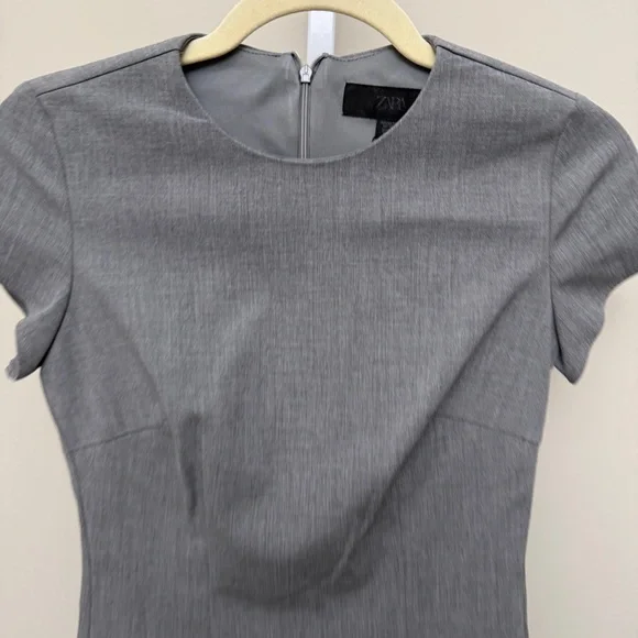 ZARA VIRAL 2025 COLLECTION BELTED SHORT DRESS SIZE XS nwt - Picture 6 of 7